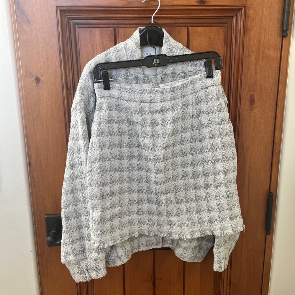 IRO tweed jacket and skirt set